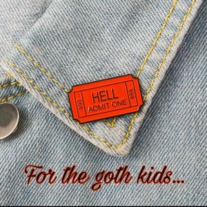 It's a joke! One-way ticket to hell. 😂